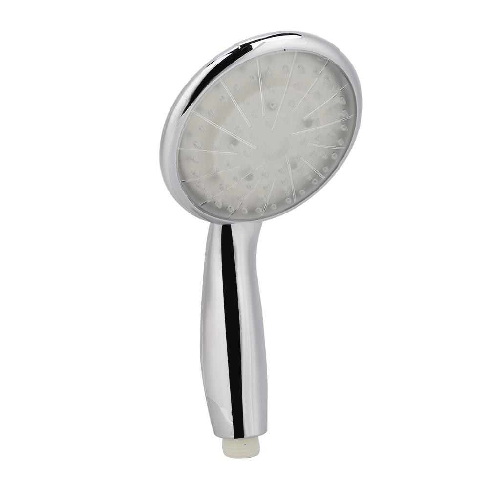 Runder Led-handbrausekopf, 7 Farben, G1/2 Zoll, Automatische Badezimmerbeleuchtung
