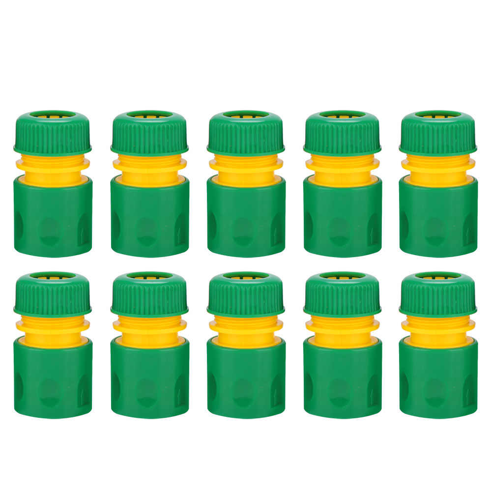 Packung Mit 10 1/2"-schnellverbindern Für Garten-tropfbewässerungsschläuche Aus Pp Mit Abnehmbarer Gewindedichtung