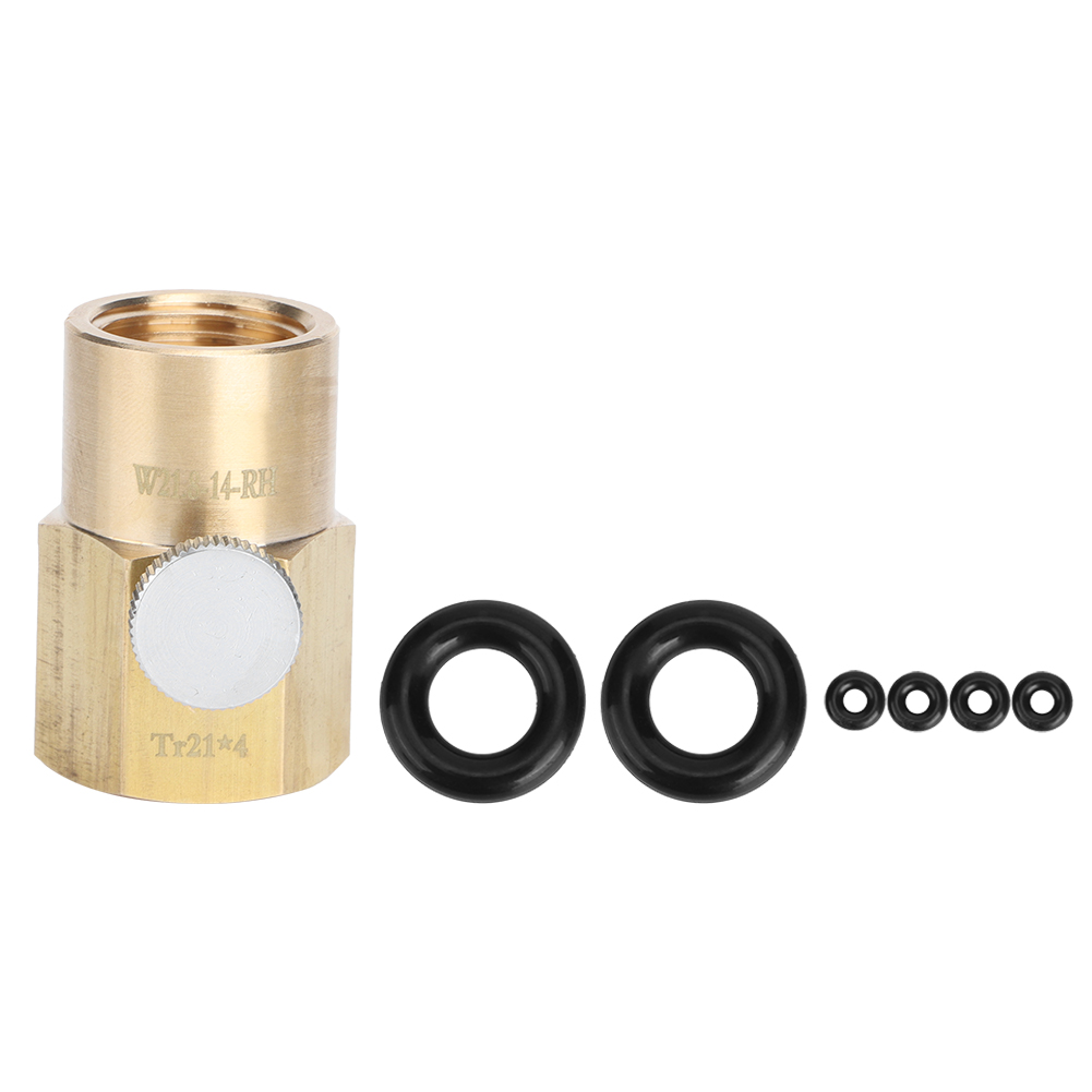 Co2-adapter Tr21x4 Auf W21.8-14-rh-anschluss Für Soda-/kohlensäureflaschen, Messing-füllventil