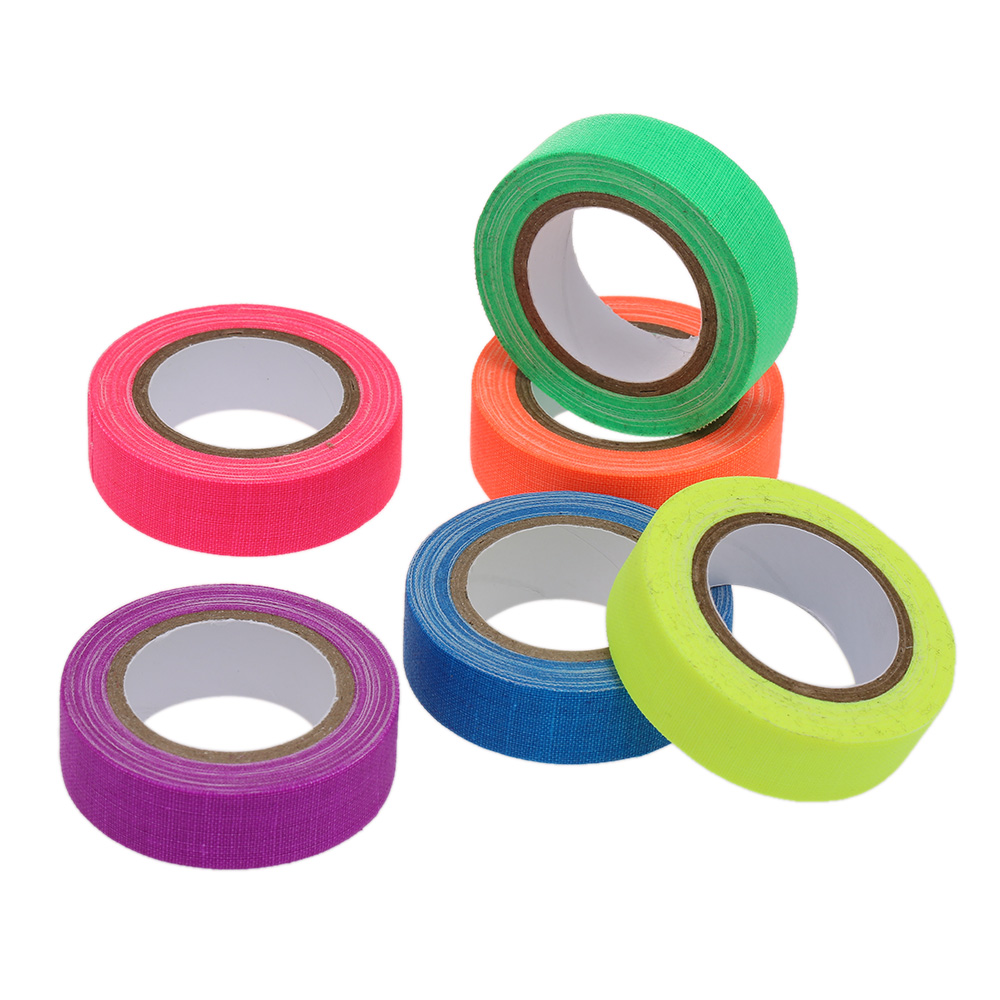 6er-pack Uv-neonbänder, Unter Schwarzlicht Reaktiv, Fluoreszierender Klebstoff, 6 Farben, 9,14 Meter Pro Rolle