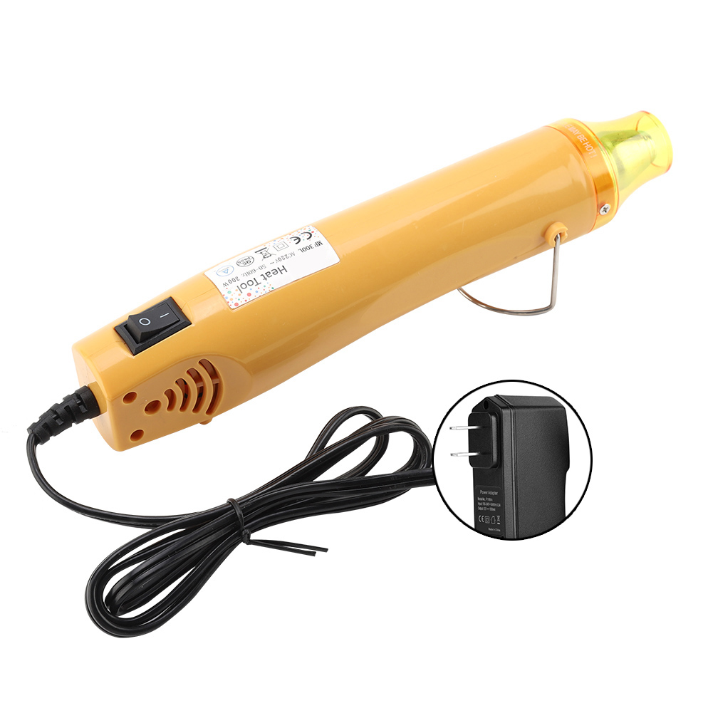 300-w-heißluftpistole, Elektrisches Werkzeug Zum Prägen Und Für Vielseitige Erwärmungszwecke (gelb)