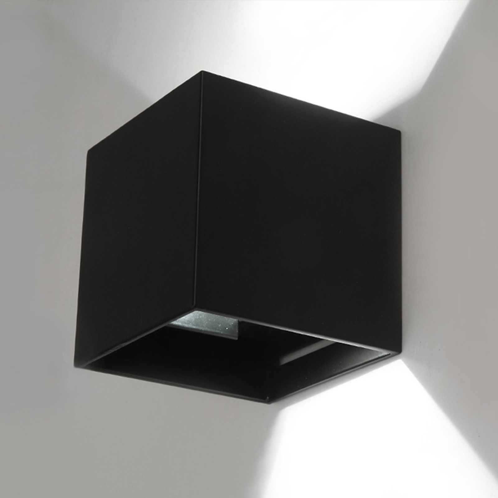 Moderne, Wasserdichte (ip65) Verstellbare Led-würfelwandleuchte Für Badezimmer, Garten, Veranda, Innen- Und Außendekoration Im Industriestil, Wohnraumbeleuchtung, 12 W