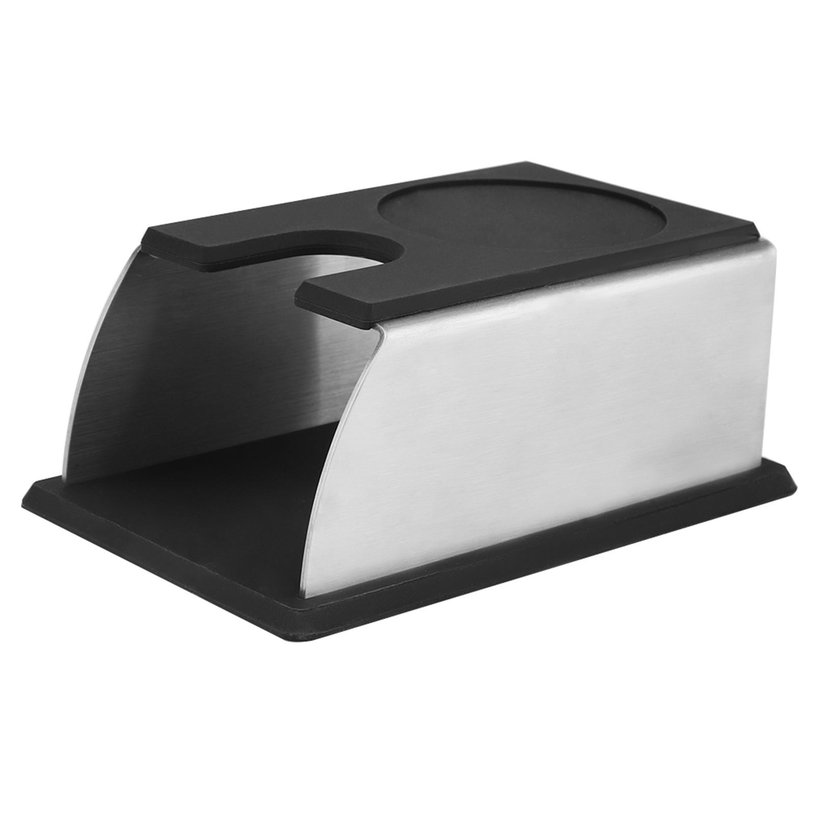 Robuster, Rostbeständiger Kaffeedämpfer-sockel Aus Schwarzem Edelstahl