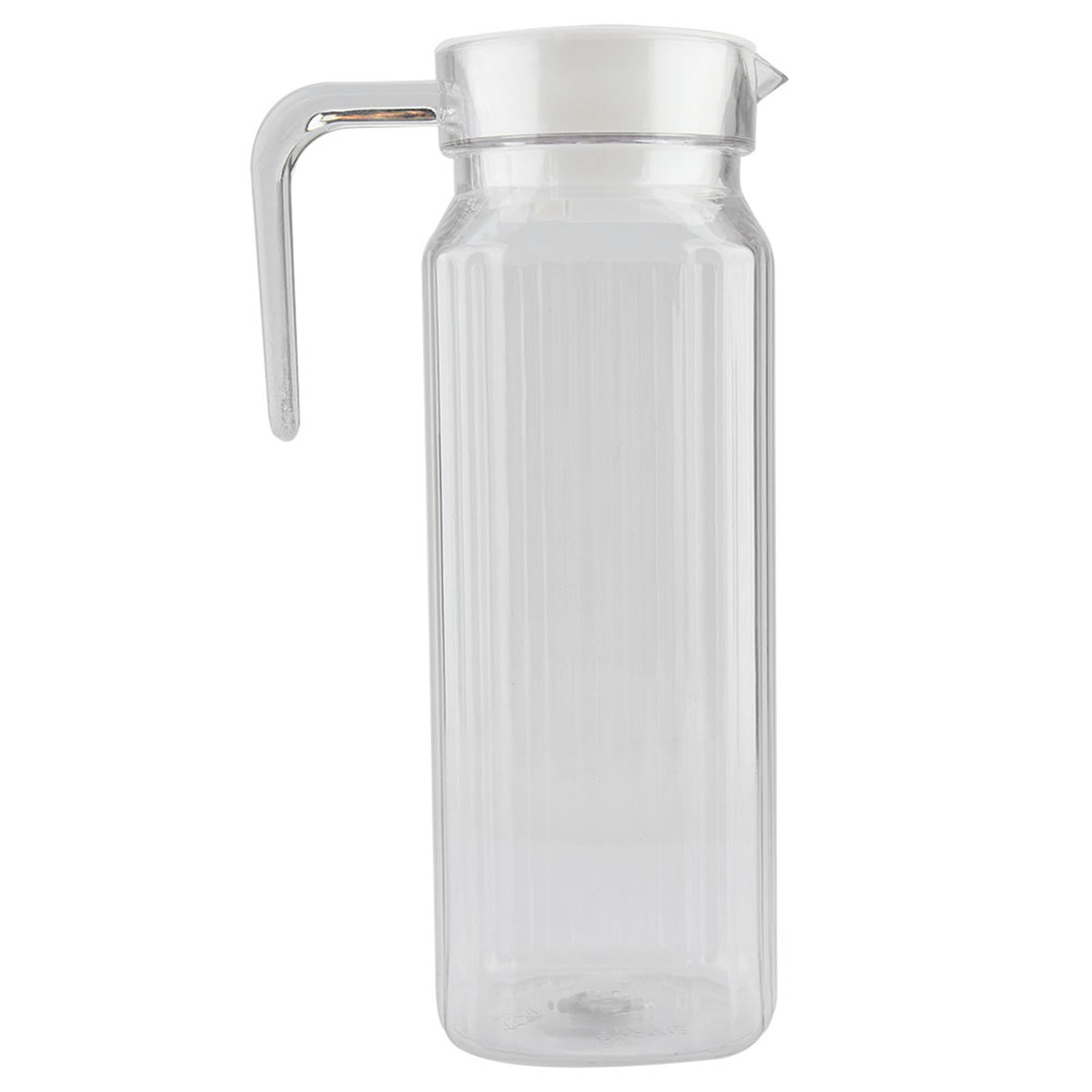 1100 Ml Saftkaraffe Aus Transparentem Acryl Mit Deckel Und Griff Für Bar Und Zuhause