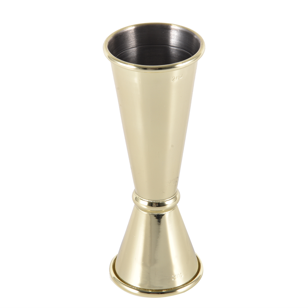 Doppel-jigger Aus Edelstahl 304 Für Die Cocktailbar, Messbecher, Barzubehör, Gold
