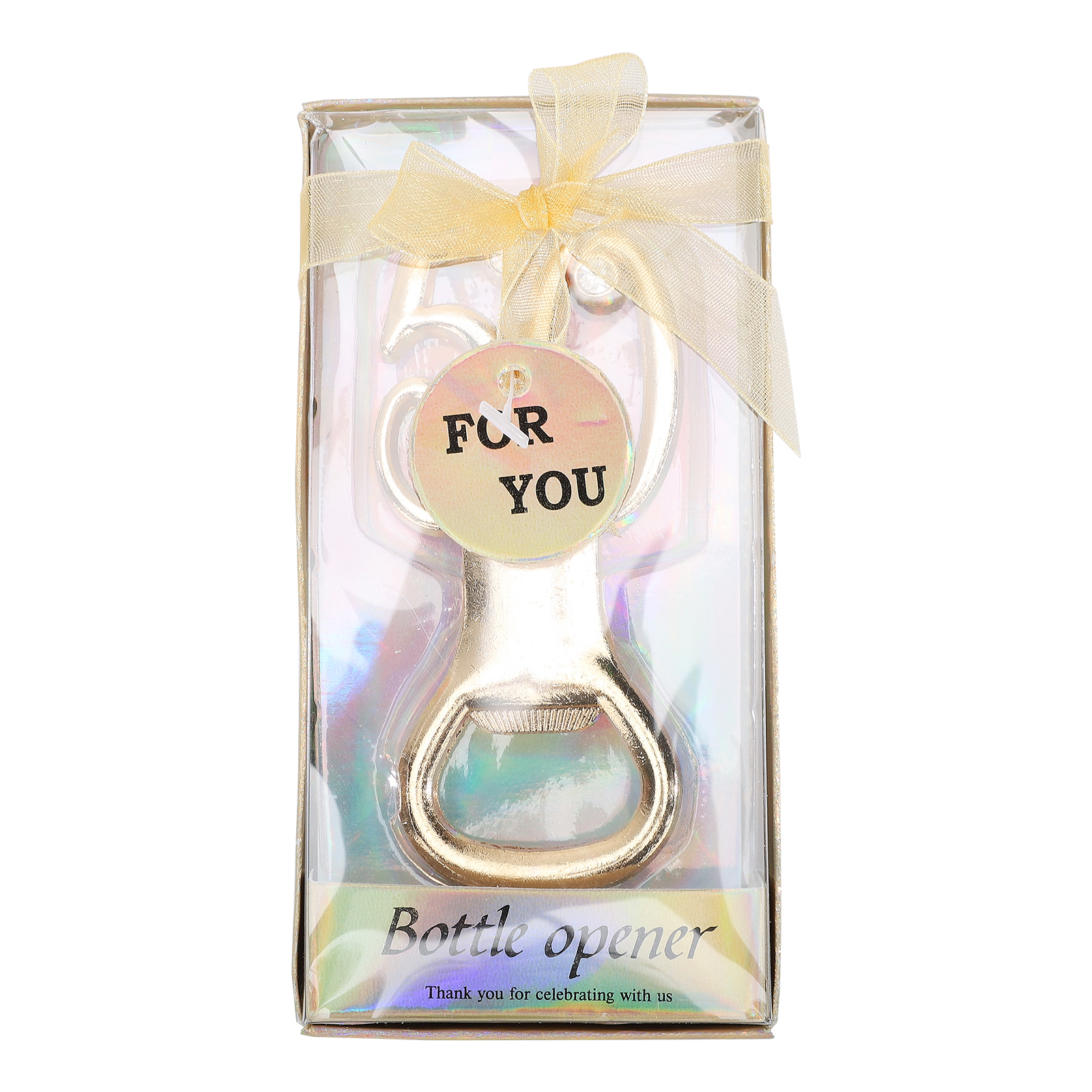 Set Mit 50 Bierflaschenöffnern, Goldlegierung Mit Strasssteinen, Perfekt Als Geschenk Für Hochzeiten, Geburtstage, Partys Oder Bars