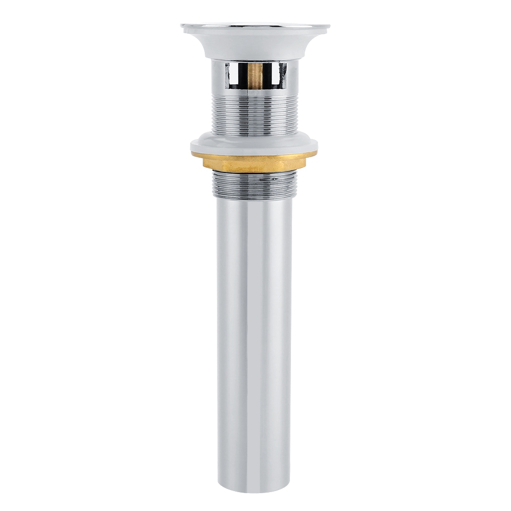 Ablaufgarnitur Aus Silberverchromtem Messing Mit Überlauf G1-1/4" Für Badezimmer