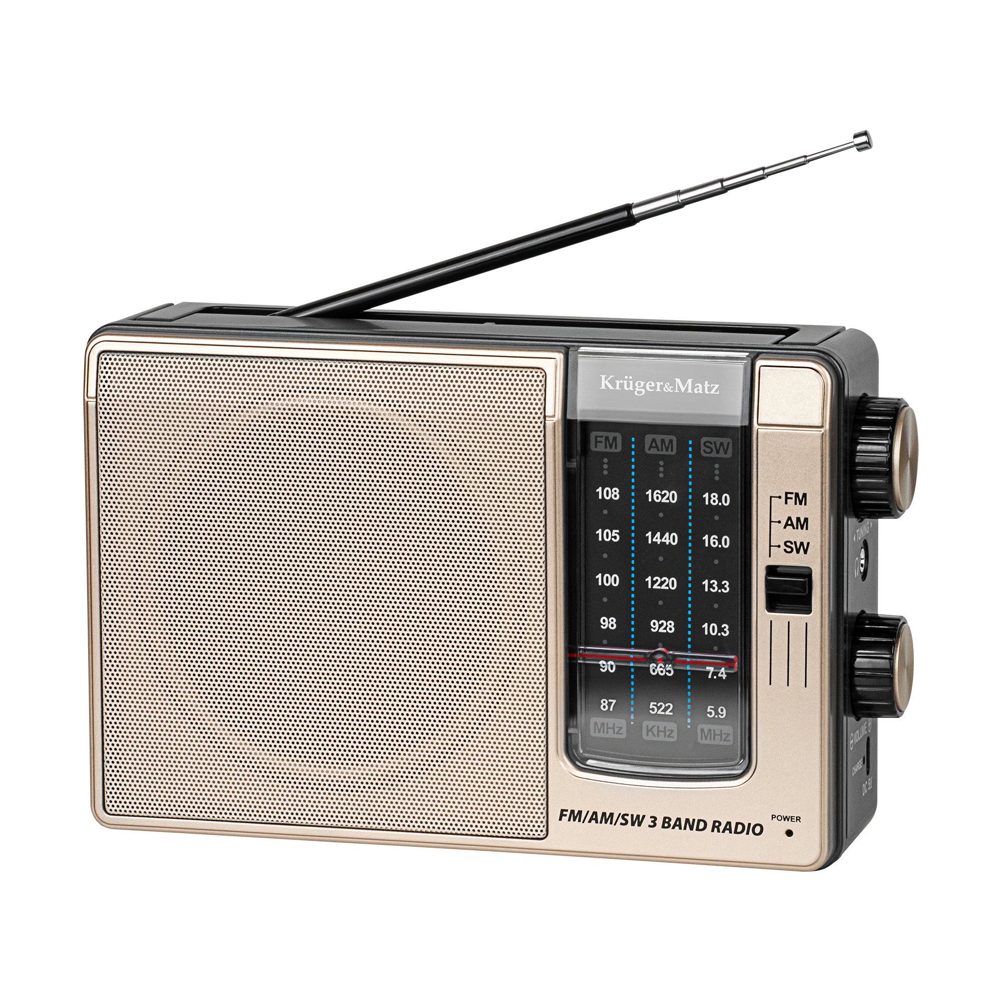 Kruger&matz Analoges Tragbares Radio Modell Km0830