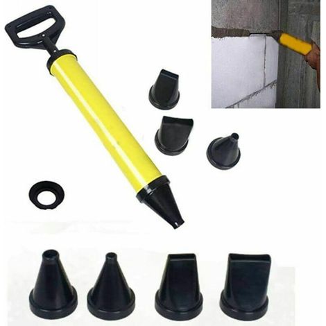 Mörtelspritzpistole, Mörtelpresse, Mörtelinjektor, Mörtelpumpe, 4 Düsenzubehörteile