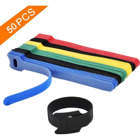 Packung Mit 50 Krawatten, Hochwertige, Verstellbare 15 Cm Krawatten Aus Mikrofaser