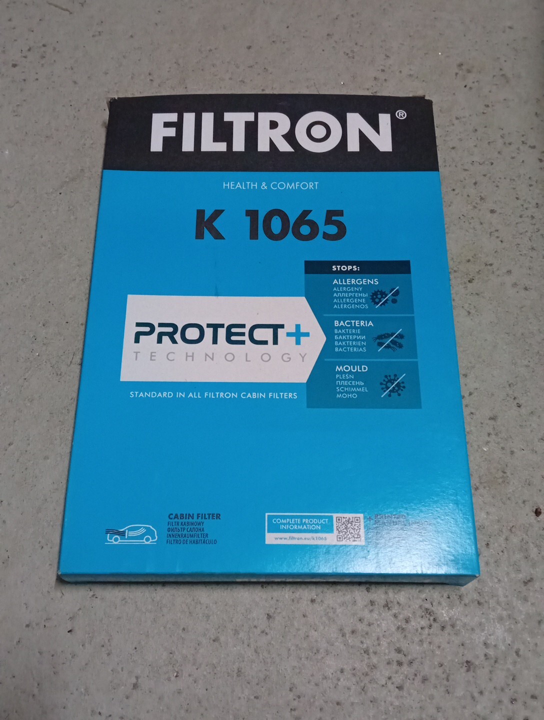 Innenraumfilter K1065 Filtron