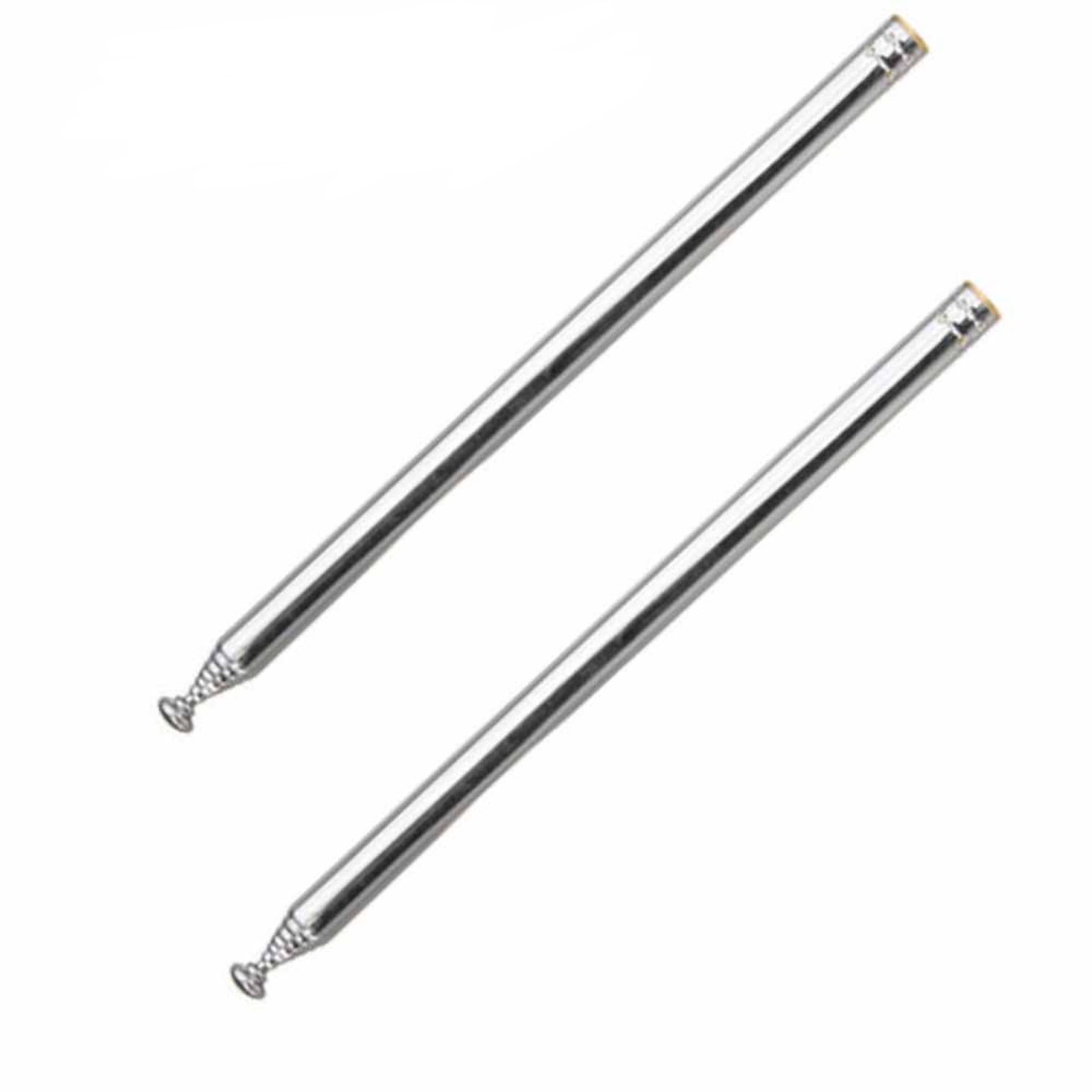 Es Handelt Sich Um Eine Tasche, Die Zwei 6a6b-6 Teleskopantennen Mit M2,5 Innengewinde, Einer Empfangslänge Von 108 Mm Und Einer Ausfahrlänge Von 495 Mm Enthält.