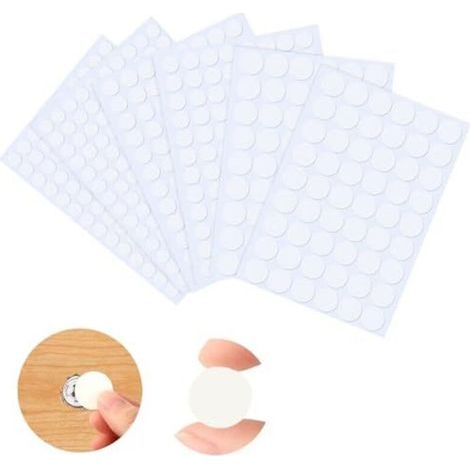 580 Stück Weiße Pvc-klebeschraubenabdeckungen – 12/15/21 Mm Für Möbel, Schränke Und Büros – Reparatur Und Oberflächenbehandlung