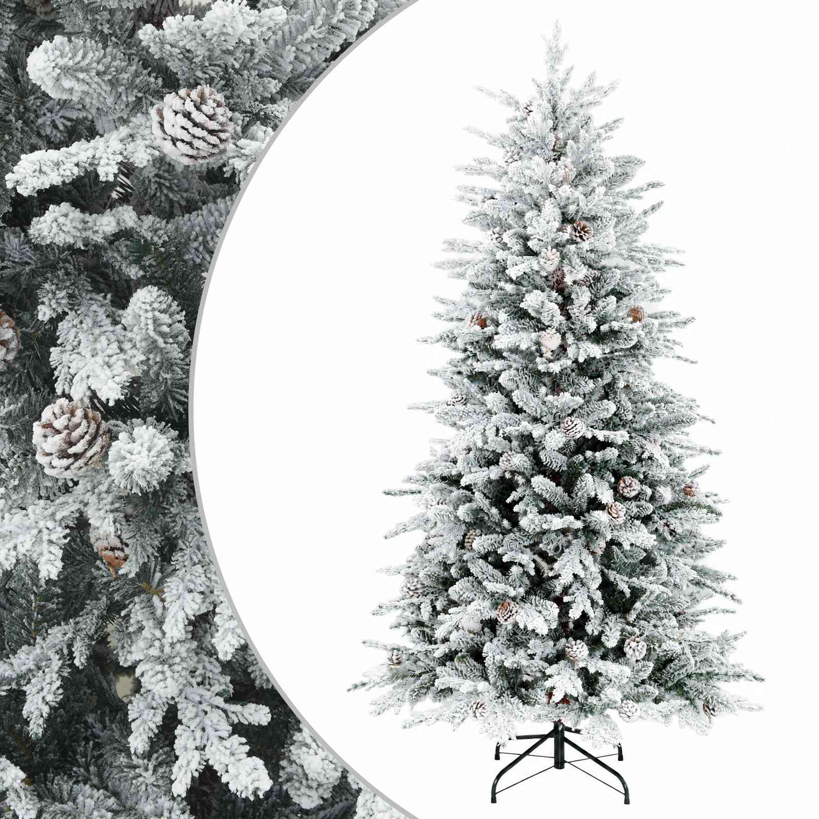 Künstlicher Klappbarer Weihnachtsbaum 120 Cm Pe & Pvc Vidaxl