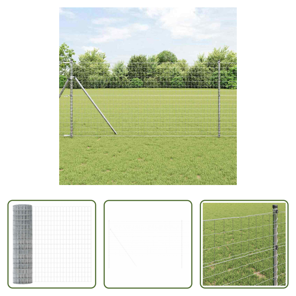 Pvc-beschichtetes Eisen - Eurozaun 1,4 X 10 M Pvc-beschichtetes Eisen
