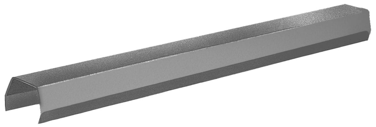 Abdeckleiste Schlitz Quarz-zink Breite 100 Mm Stärke 0,65 2 M - Vmzinc - 220031062