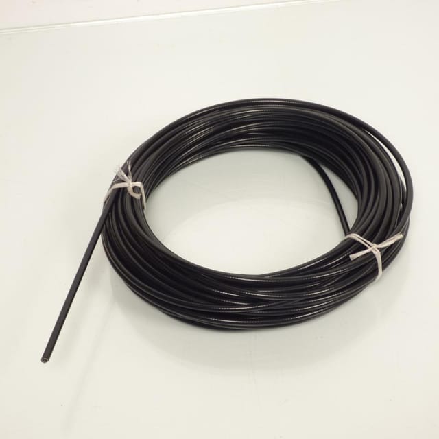 25-m-rolle Schwarzer Standard-schlauch Mit Flachem Gewebe 31/10