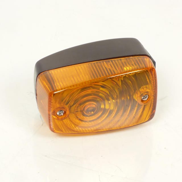 Ein Blinker Schwarz Und Orange Typ Luxor 2008 Für Mofa Mbk 51