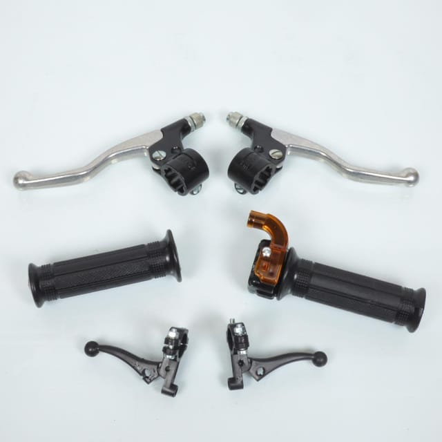 Griffset Schnellgas Mini Targa Und Lenkerarmatur-halter + Hebel