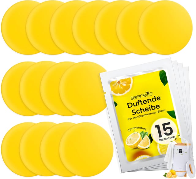 Serenelife Duftscheiben Für Handtuchwärmer, Zitrone, Gelb