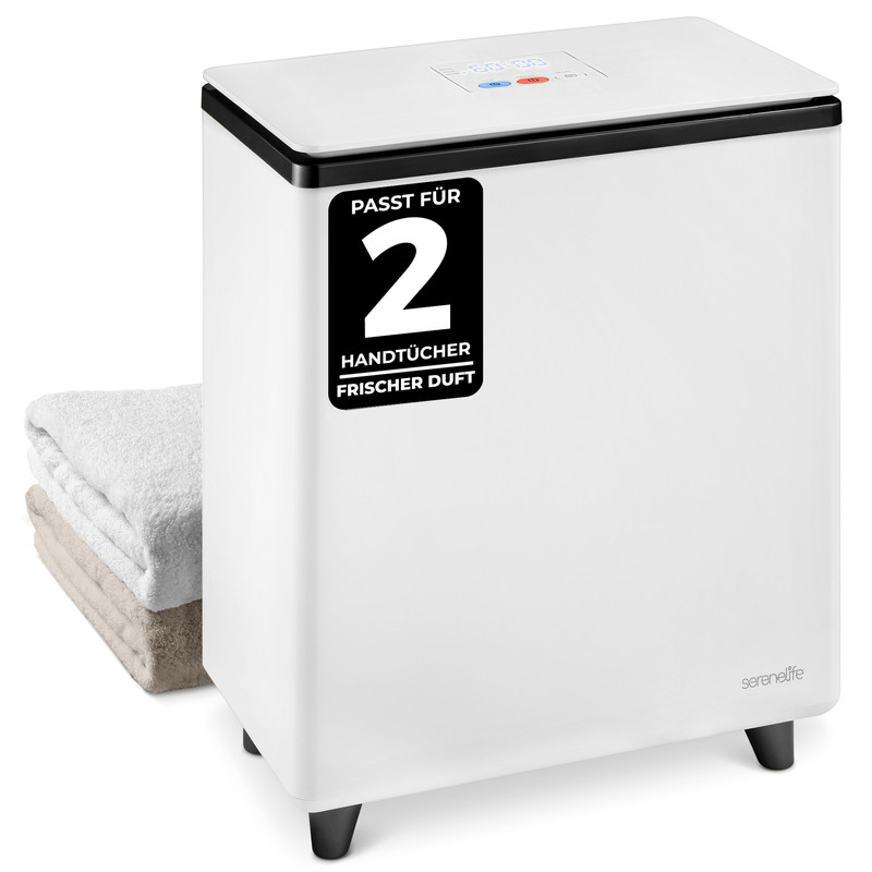 Serenelife Handtuchwärmer Eimer 20l, 450w, Schwarz