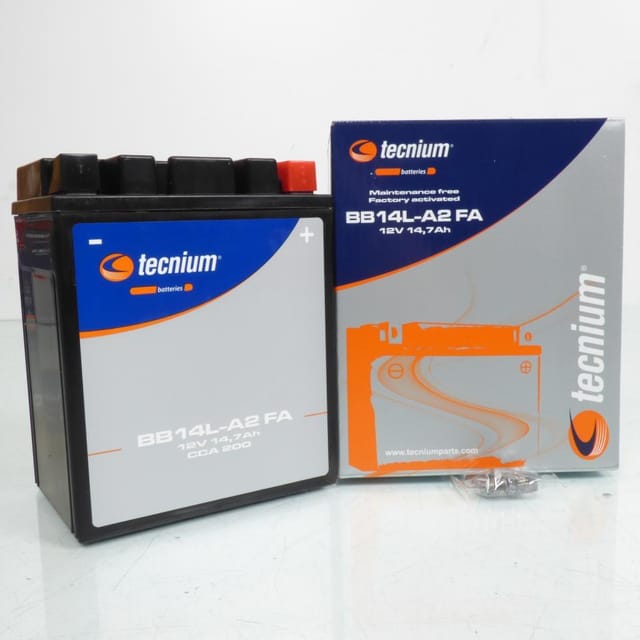 Batterie Sla Tecnium Für Motorrad Kawasaki 500 Gpz S Ex 1 Disque