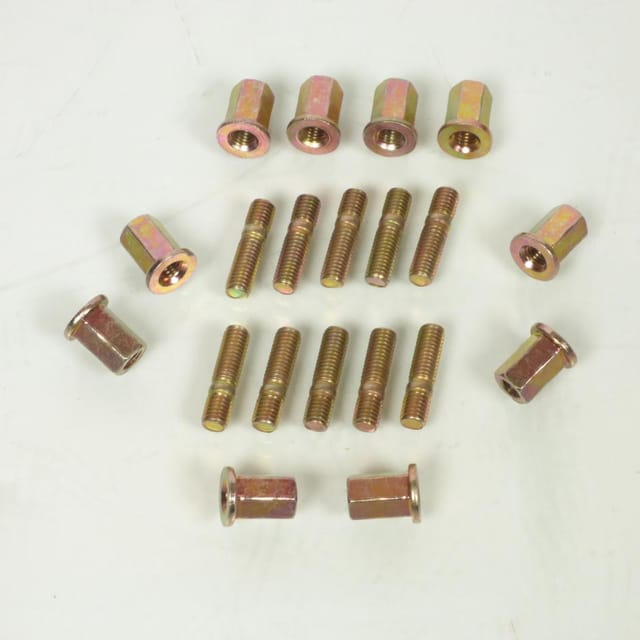 Naraku Auspuffbolzen Und -mutter Für Motorrad M8x1.25x31mm