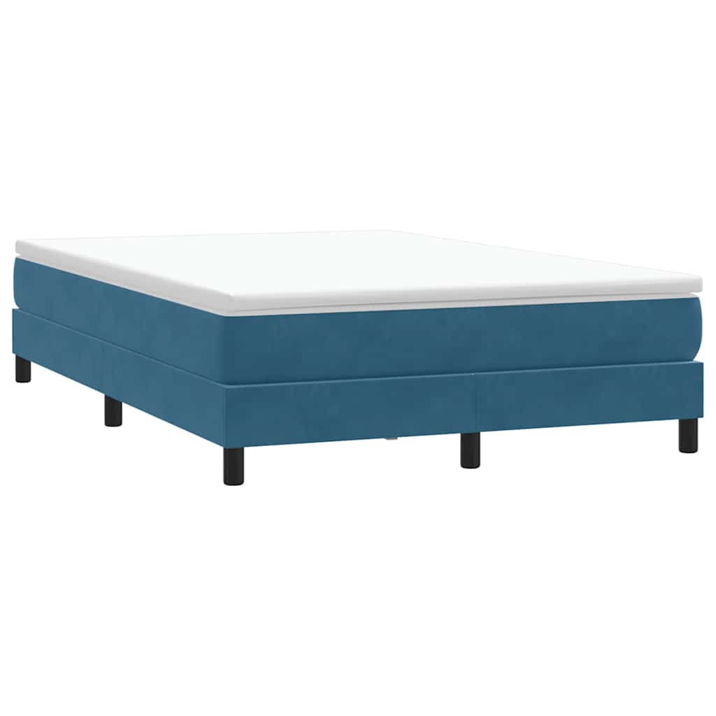 Maison Exclusive - Boxspringbett Ohne Matratze Dunkelblau 160x210