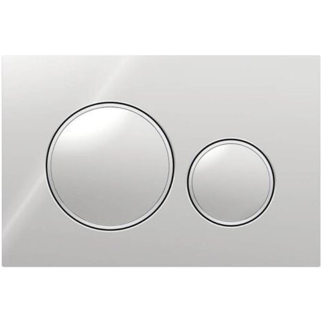 Für Kompatibel Mit Geberit Sigma20 Wc-betätigungsplatte Für Zweimengenspülung: Poliertes Chrom, Mattes Chrom (115.882.kh.1)-chrom