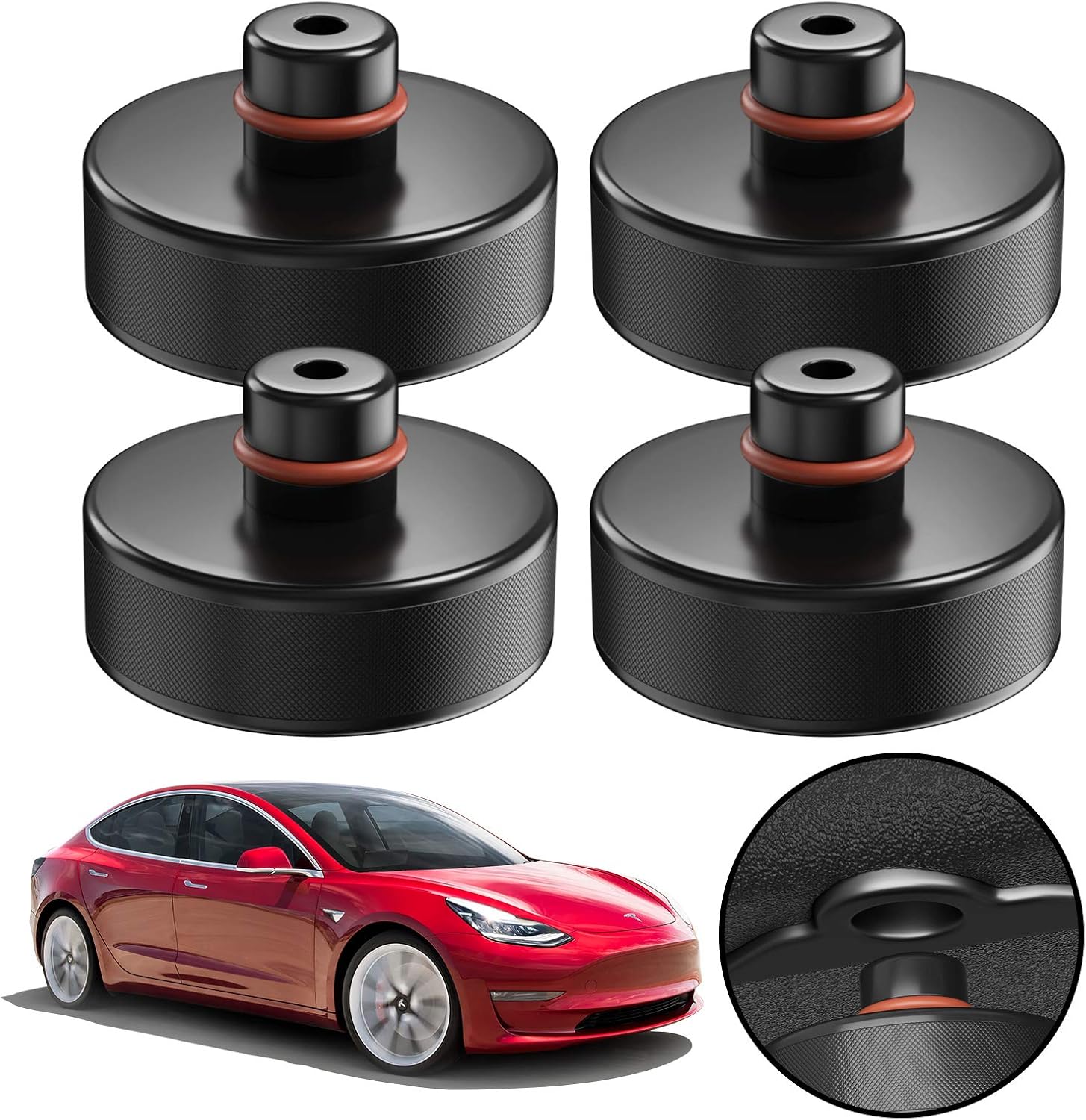 4 Gummipuffer Für Tesla Model 3-anschlussbuchse – Schutz, Universell