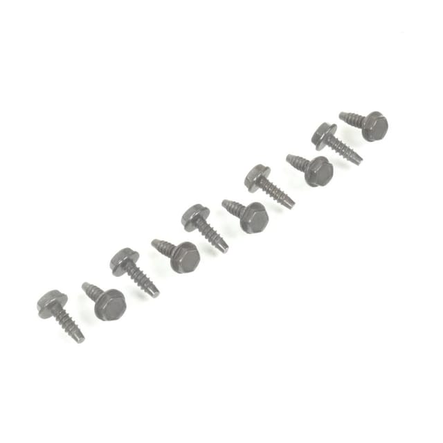 10er-pack Schwarze Flanschschrauben, Ø 4 X 12 Mm, Für Peugeot 50