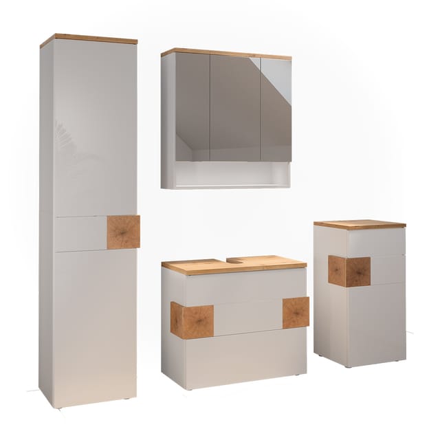 Badmöbel-set Eden, Weiß, 4 Teile, Vicco