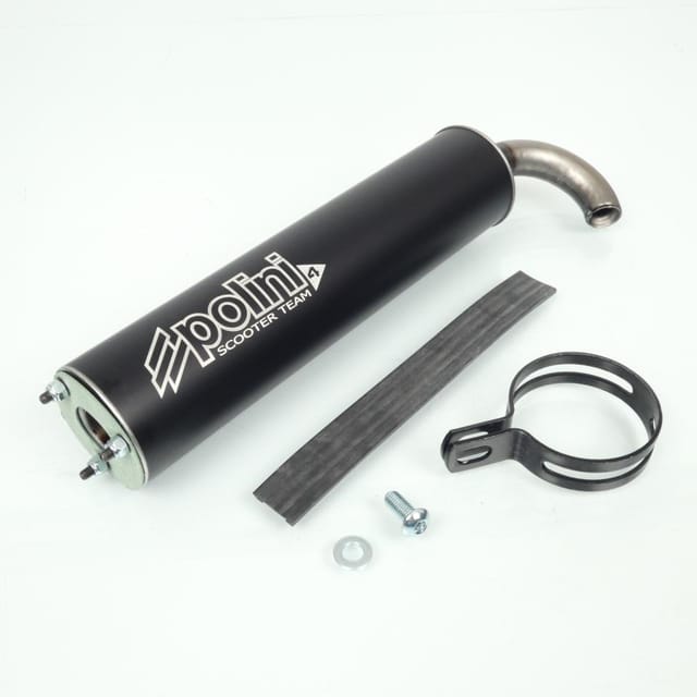 Auspuff-schalldämpfer Polini Scooter Team 4 Für Roller Mbk 50