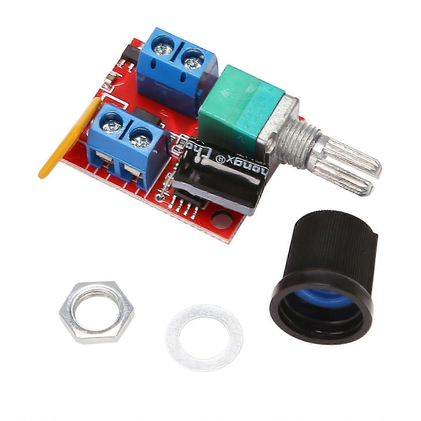 Mini-gleichstrommotor-pwm-drehzahlregler 3v 6v 12v 24v 35vdc 90w 5a Gleichstrommotor-drehzahlreglerschalter Led-dimmer-jxlgv