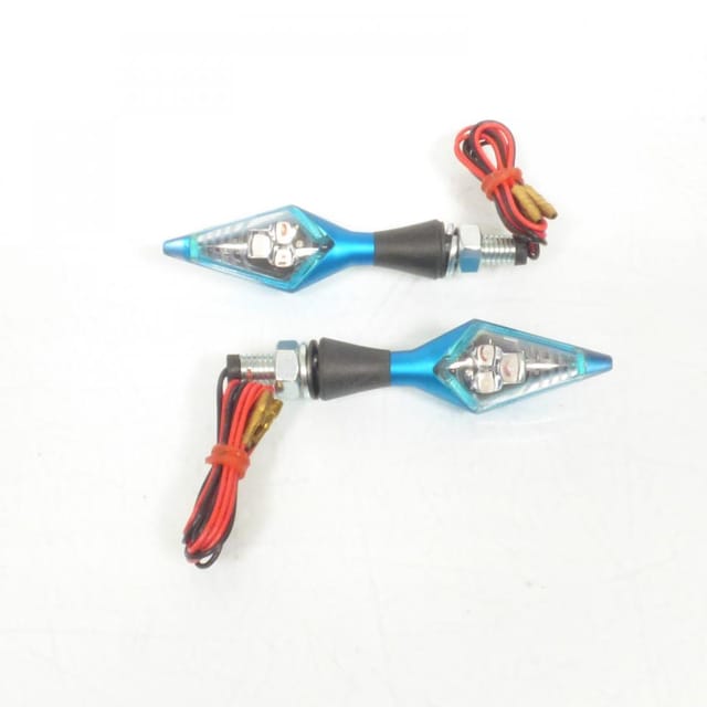 Blinker Tuning Blau X-led Mini Barracuda Für Motorrad Neu