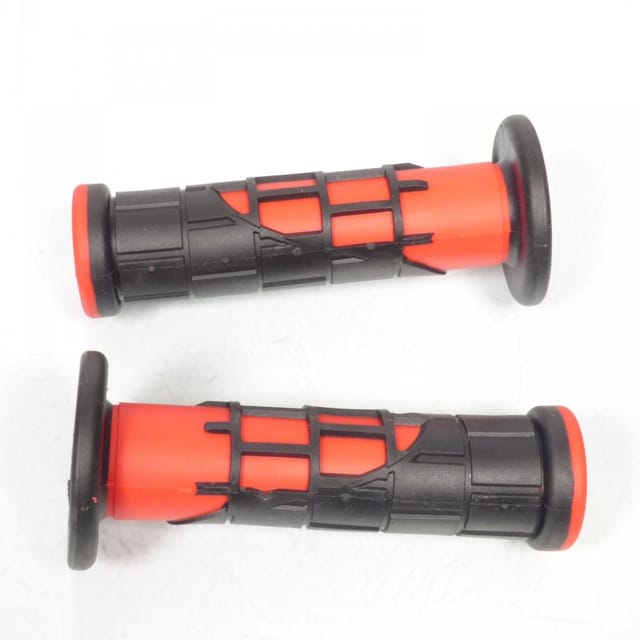Griff Rot Und Schwarz Bihr Für Motorrad Für Lenker 22/24mm Neu