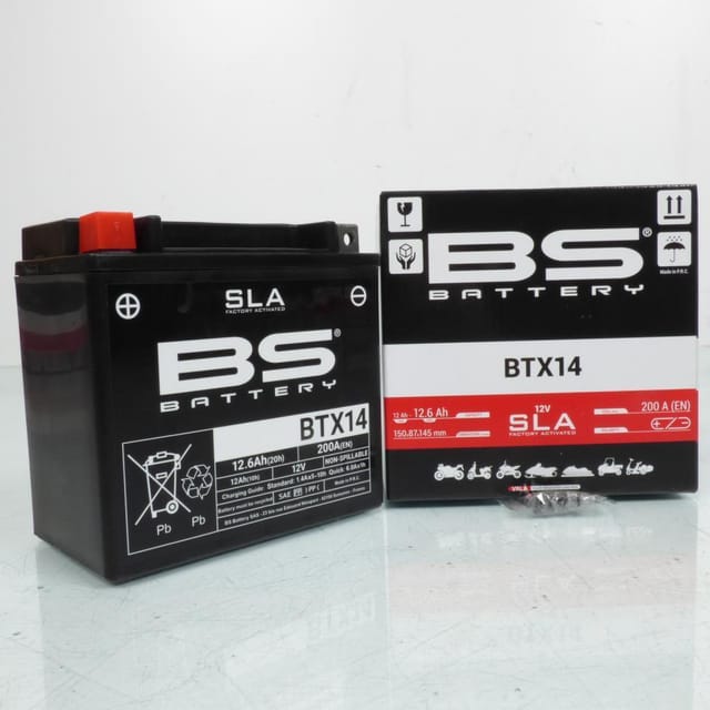 Batterie Sla Bs Battery Für Motorrad Aprilia 750 Smv Dorsoduro