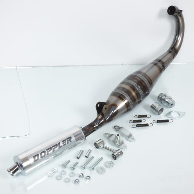 Auspuff Doppler Für Mofa Mbk 50 51 Magnum Racing Neu