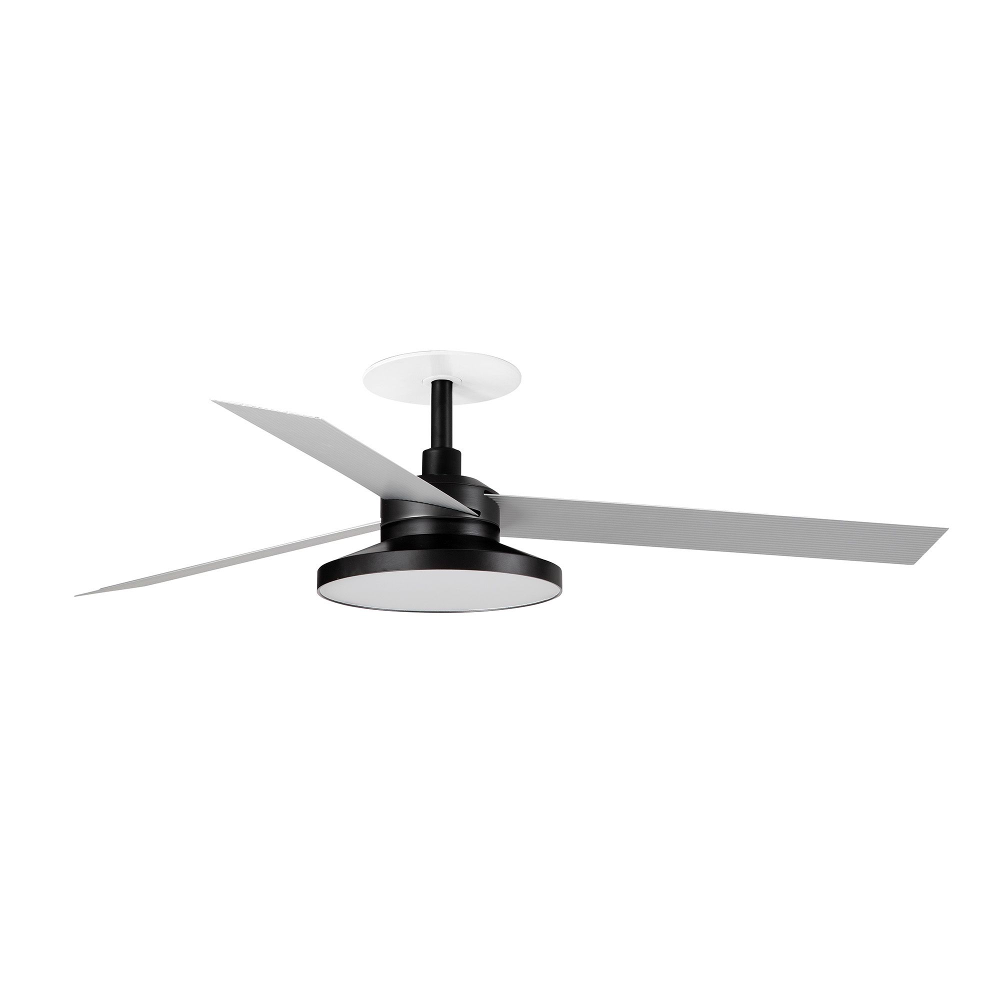 Cruiser Recessed Tak L Ventilatore Nero/aluminium 4000k