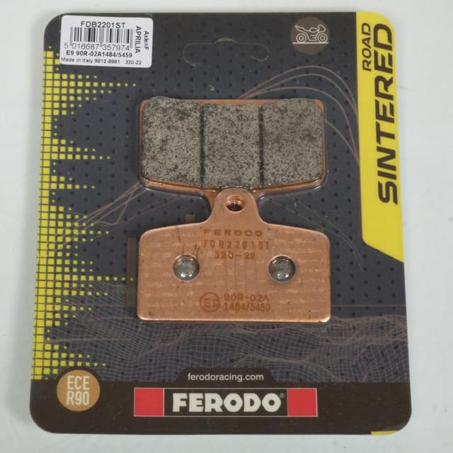 Bremsbelag Ferodo Für Motorrad Aprilia 125 Tuono Abs 4t E4 E5