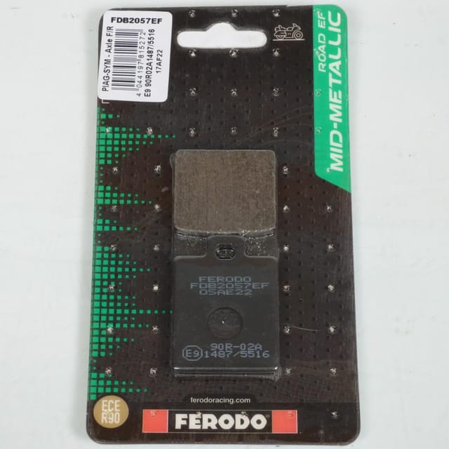 Ferodo-bremsbelag Für Roller 280 125 28894, Baujahre 2016 Bis