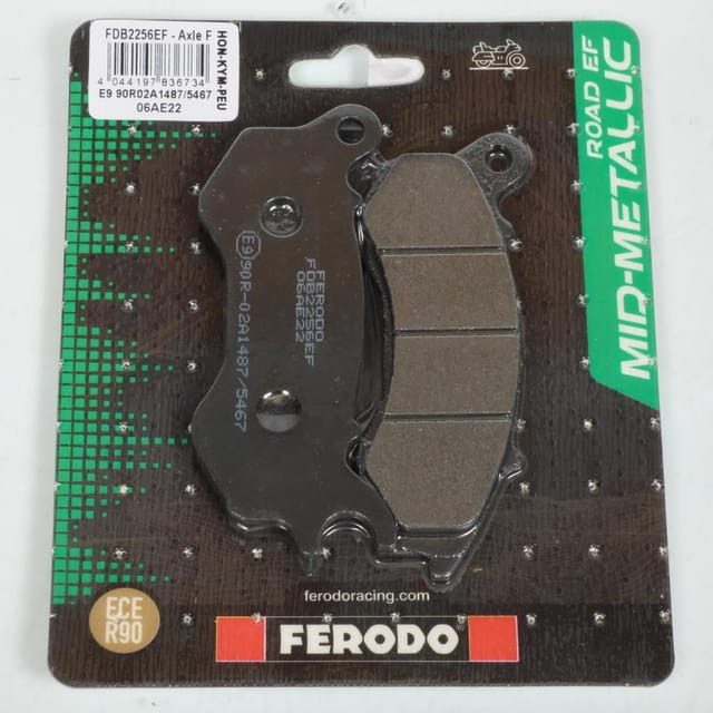 Bremsbelag Ferodo Für Roller Peugeot 125 Django 4t Ac E3 2014 Bis
