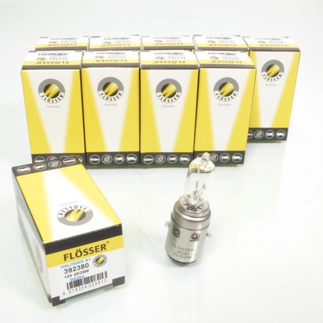 Glühlampe Flosser Für Roller Piaggio 50 Diesis 392380 / Ba20d 12v