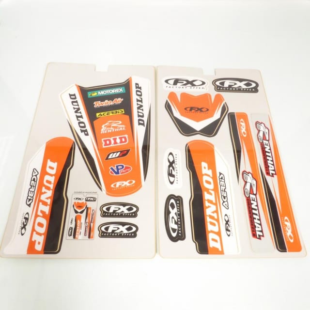 Aufkleber Dekorsatz 12 Teile Fx Factory Für Motorrad Ktm Sx 1998