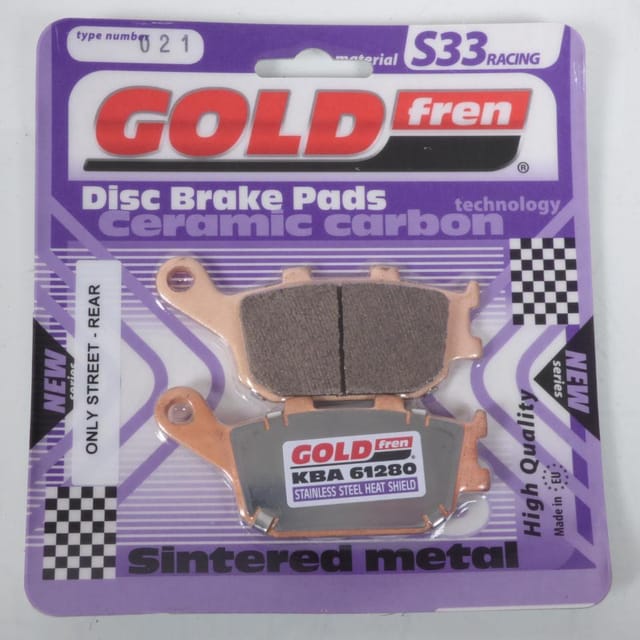 Bremsbelag Gold Fren Für Motorrad Honda 1000 Vtr F Firestorm 1997