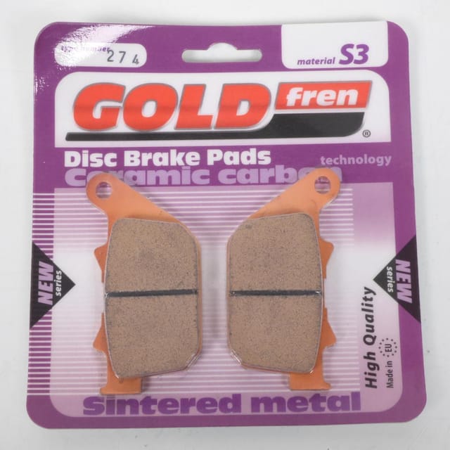 Bremsbelag Gold Fren Für Auto Hinten Rechts Neu