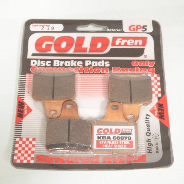 Bremsbelag Gold Fren Für Motorrad Accossato Agpz01 Vorne Links