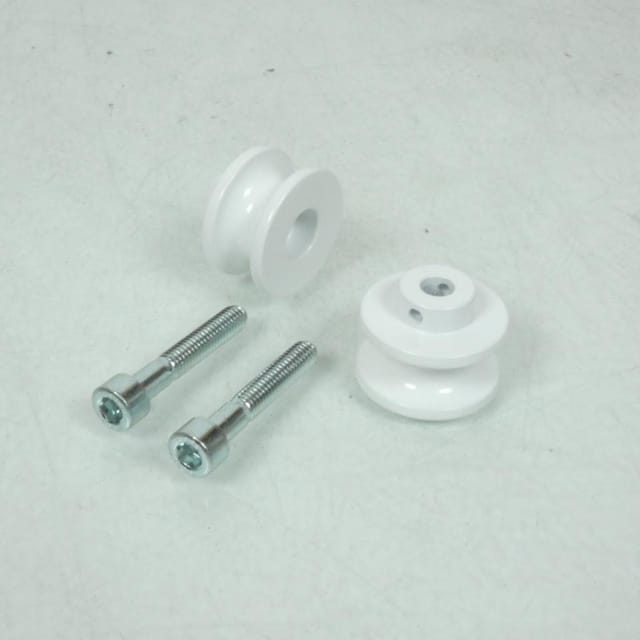 Ein Paar Eloxierte Weiße 6-mm-hebedübeln F ür Motorräder, Art.-nr.