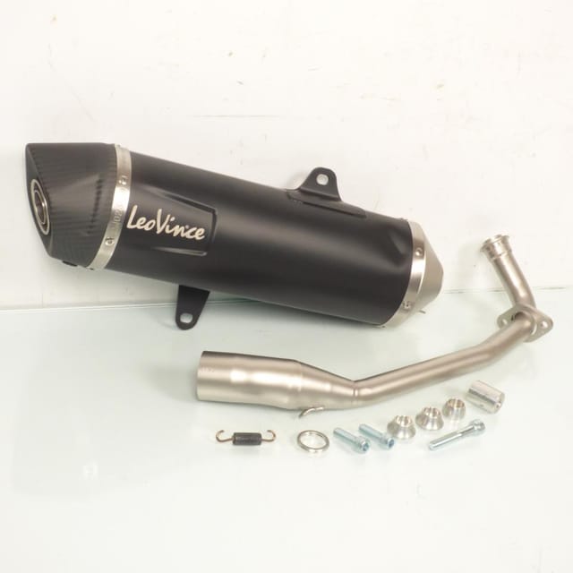 [neuwertig] Leovince Nero Edelstahl-auspuff Für Honda 125 Forza (2017–2020),