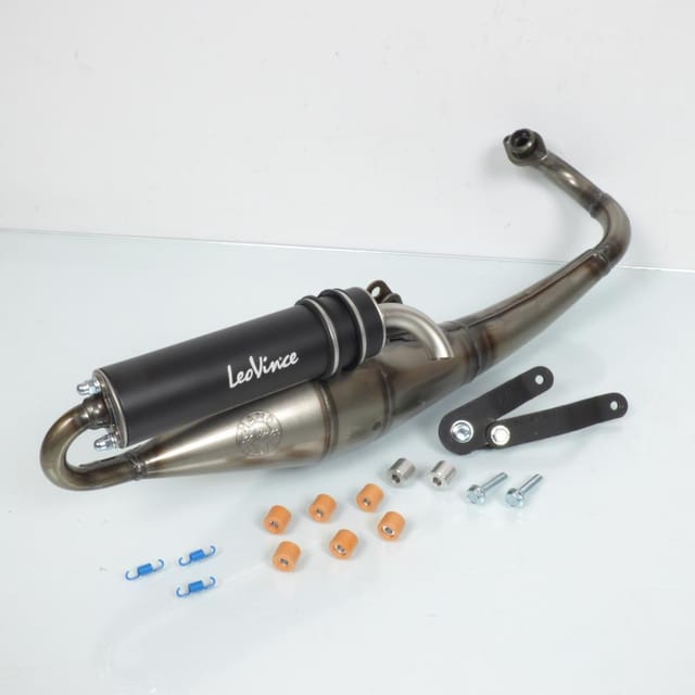 Auspuff Leovince Für Roller Piaggio 50 Fly Ab 2005 4065b / Hand